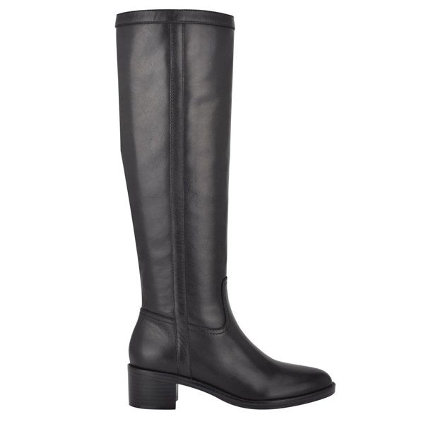 Nine West Caely Black Boots | South Africa 07F40-3B36